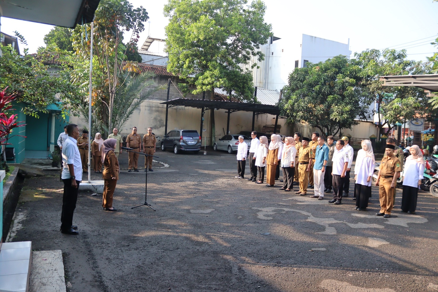 apel-pagi-dilingkungan-kantor-kecamatan-cangkuang
