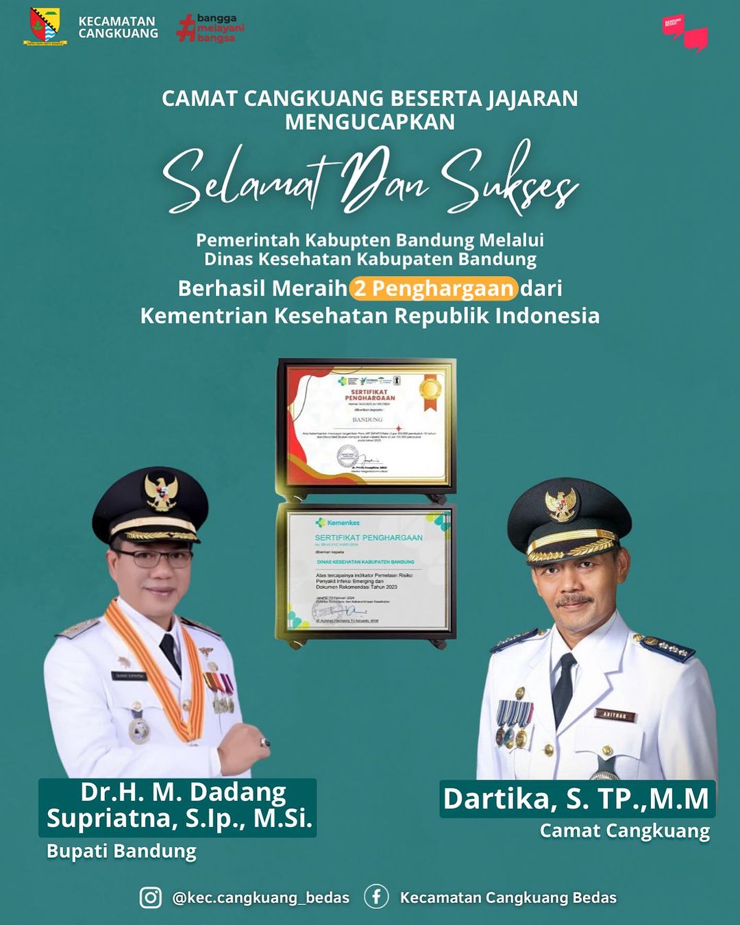penghargaan-dinkes-kabupaten-bandung